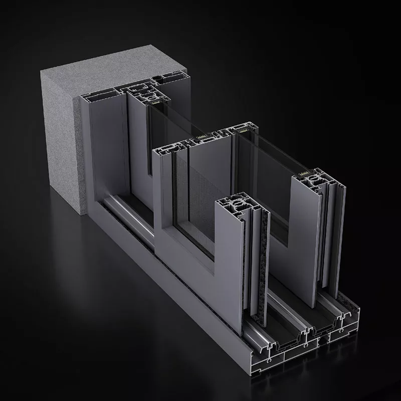 Listrik dibangun ing jendhela blinds louver aluminium aluminium