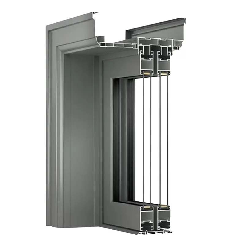 Pintu geser kanthi iringan 105mm